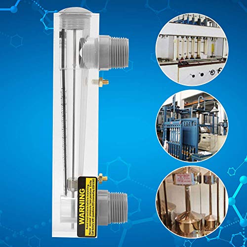 Water Flow Meter, 110GPM 0.6MPa Knob Panel Type Liquid Flow Meter, ZG1