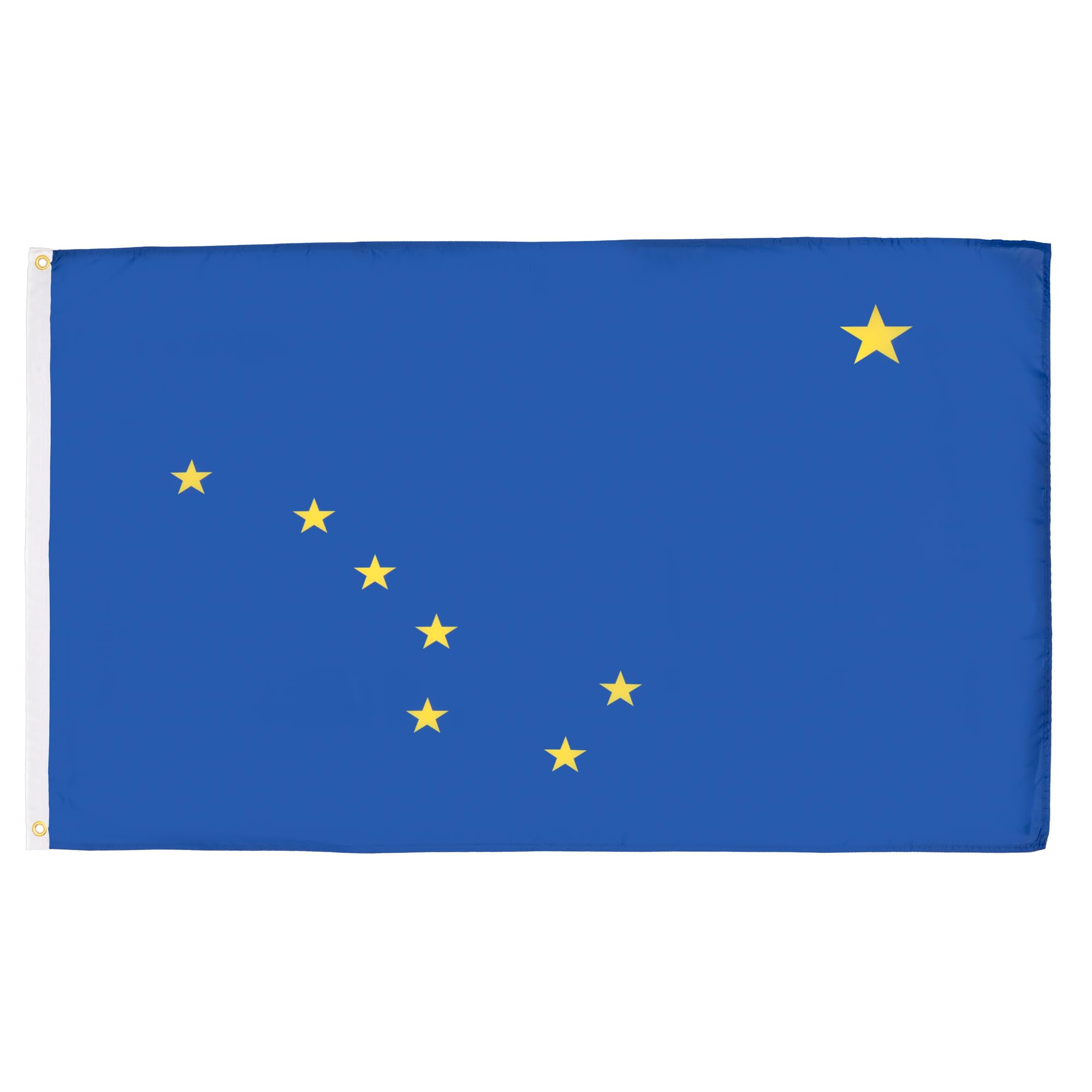 AZ FLAG - Alaska Flag - 2x3 Ft - 100D Polyester Us State Of Alaska Banner with Two Metal Grommets - Fade Resistant - Vivid Colors - 2' x 3' Feet - 90x60 Cm — image 1