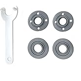Angle Grinder Wrench Grinder Spanner Wrench Grinder Flange Nut 5/8-11 4 PCS Compatible for Any Flange Nut 5/8-11 Angle Grinde