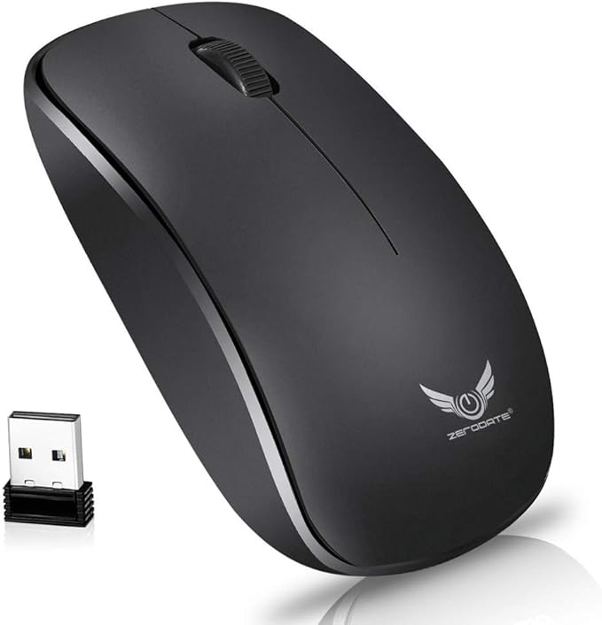 Amazon.com: WLWLEO Wireless Mouse, Slim Silent 2.4G USB Cordless Mice