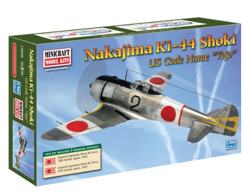 Minicraft Ki-44 Shoki (Tojo) 1/144 Scale with 2 Marking Options