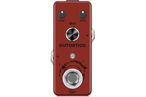 ISET Distortion Guitar Pedal Mini Single Guitar Effect Pedal for Electric Guitar Bass True Bypass (Distortion)