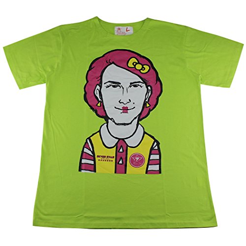 7 STAR T-Shirt Mcdonald girl pop art skate sneaker hiphop graffiti / SS25.3 sz L