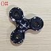 Fidget Spinner, Sunmy High Speed Hand Finger Spining Bearing Tri-Spinner Gyro Stress ADD ADHD Relieve Toys Color O Black Star Sky