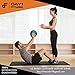 Medicine Exercise Ball with Dual Texture for Superior Grip by Day 1 Fitness - 6 Pounds - Fitness Balls for Plyometrics, Workouts - Improves Balance, Flexibility, Coordination