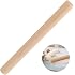 Rouleau à Pâtisserie En Bois De Hêtre 40 Cm - Naturel, Antiadhésif, Pour Pâte à Tarte Et Pizza