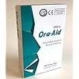 Ora-Aid Attachable Intraoral Wound Dressing, Protect Intraoral Wounds from Food & Bacteria, Protect Suture Thread from Tongue Irritation, Self Adhesive with Saliva, (50x15mm, 20pc)