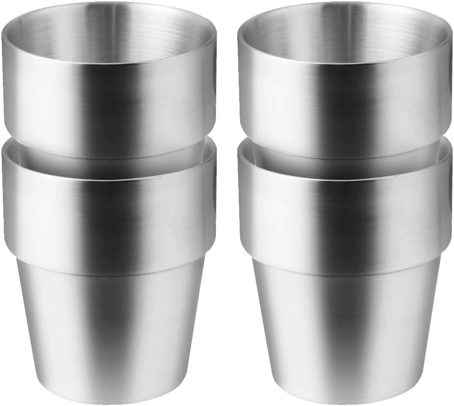 Stainless Steel Cup Drinking Cups Insulated Stackable Coffee Cup/Tea