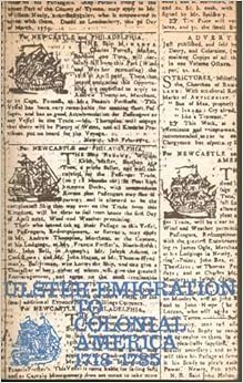Ulster Emigration To Colonial America 1718 1785 R J