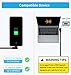 USB C Right Angle Cable,SUNGUY (2-Pack,6ft x2) Braided Max 5V/2.4A 12W 90 Degree USB-C Charging Data Sync Cable for Samsung Galaxy S9 S8 Plus,Google Pixel 2XL,OnePlus 6,Sony Xperia XA2 and More