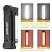 LED Work Light, JIRVY USB Rechargeable Work Lights with Magnetic Base, Cob Folding Flashlight for Repairing, Home, Camping, and Emergency(Large)
