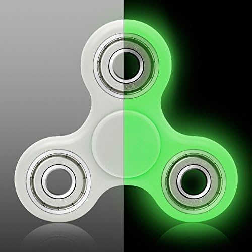 ZERRO Fidget Hand Spinner Toy Stress Reducer Premium Bearing High Speed Perfect For ADD, ADHD, Anxiety (Fluorescence)