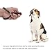 LaZimnInc Dog Training Clicker with Wrist Strap - Pet Training Clicker, Big Button Clicker Set, 2-Pack(Blue + White)