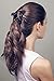 Helen Accessories - Classic Large France Hair Clip (Brown) - France Collection
