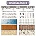 Piyl Broom Mop Holder Wall Mount Broom Hanger Wall Mounted Metal Organization Garage Storage Garden Kitchen Tool Organizer With 4 Racks and 5 Hooks (Silver, 1 Pack 3R4H)…