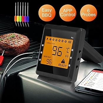 Amazon.com : Digital Bluetooth Meat Thermometer for iPhone - 6 Long