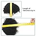 Luwigs Afro Kinky Curly 4B 4C Clip in Hair Extensions 14 Inch 7Pcs/Set Brazilian Virgin Human Hair Natural Color Clip Ins for African American Black Women