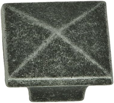 Stone Mill Hardware CP53082-SI-25P Cairo Cabinet Knob, 25-Pack, Swedish Iron