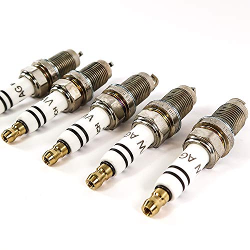 Genuine Spark Plugs, Set of 5 Volkswagen Spark Plugs for 2.5 L Engine, 101 905 601 F, Genuine Set of 5 Vehicle Part Manufactured in Germany fits to Volkswagen Models - Thumbnail 4