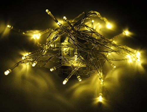 Karlling Battery Operated Fairy Lights, 13ft Warm White Christmas Lights at Amazon
