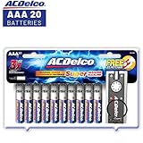ACDelco AAA Batteries, Alkaline Battery, 20 Count