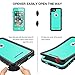 ImpactStrong Compatible with iPhone 7/8 Waterproof Case [Fingerprint ID Compatible] Slim Full Body Protection - Ocean Blue