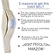 Transfer Gait Belt with Metal Buckle 1 Loop Beige 60 inch. Recommended Nurse CNA Physical Therapy