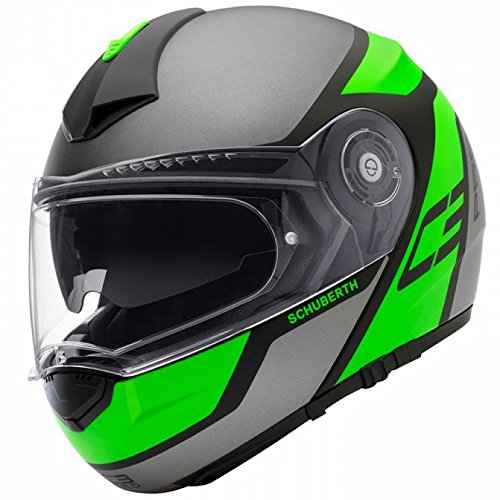 Schuberth C3 Pro Echo Green Motorcycle Helmet