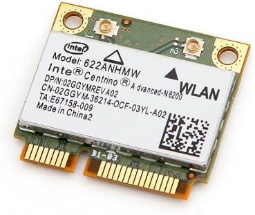Amazon Com New Pcie Half Mini Card Intel Centrino Advanced N 60 Agn 622anhmw 802 11 A G N 300 Mbps Computers Accessories