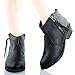 Breckelle's DORADO-11 Western Inspired Zip up Ankle Boot Bootie Black 6.5