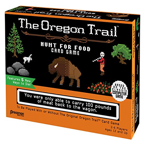 Pressman The Oregon Trail Hunt for Food Card Game Based On The