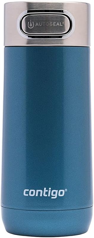 Luxe Autoseal mug isotherme, thermos café, mug en acier inoxydable avec isolation Thermalock, bouteille isotherme, tasse à café avec couvercle sans BPA facile à nettoyery, White Zinfandel, 360