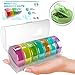 Pill Cases AM/PM Pill Organizer Twice a Day Pill Holder 2 Times a Day 7 Day Pill Container Weekly Portable Design and Removable Compartments to Hold Vitamins Supplements Daily Pill Reminder Dispenser