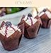 Brown Tulip Cupcake Liners, Small Size Paper Muffins Baking Cups, Tulip Cupcake Wrappers Providing a Beautiful Display, Natural & FDA Approved, Oz. Capacity: 2.25 to 3.5, Bulk of 200pc