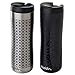 Aladdin Vacuum Insulated Stainless Steel Mug, 16oz, Black Cross and Black On Black