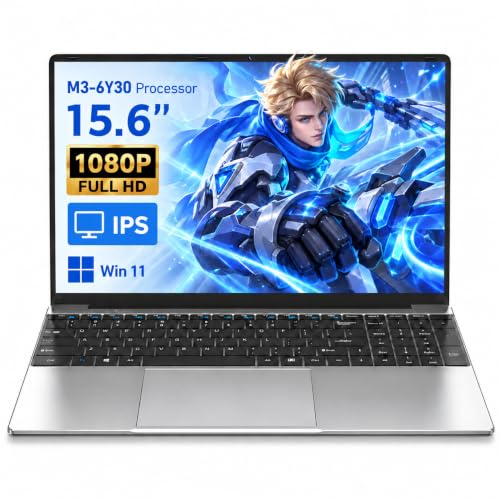 MITUNTUN Portátil 15,6" Laptop, M3-6Y30, 16GB RAM, 256GB SSD, Win 11 Pro