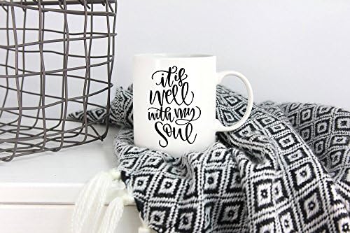 It Is Well With My Soul Mug, Mugs for Her, Simple Mugs, Yoga Mugs, Mugs for Yogis, Yoga Decor, Yoga Gift, Gift for Her, Friend Gift, Rumi