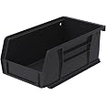 Akro-Mils Stackable Storage Bins, 11x5x5, Blue, 12-Pack, AkroBins 30230, Garage Organization Utility Plastic