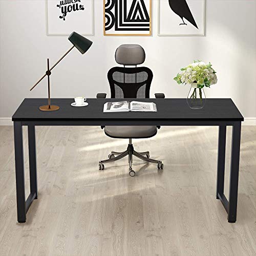 Home Office Desk Black Desk Large Desk Modern Simple Style Computer
