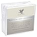 HC COLLECTION Bed Sheets Cal King, Hotel Luxury Platinum 1800 Series Brushed Microfiber Flat Sheet Deep Pocket Fitted Sheet and 2 Envelope Pillowcases, Ultra Soft 4 Pcs Bedding for Hot Sleepers, White