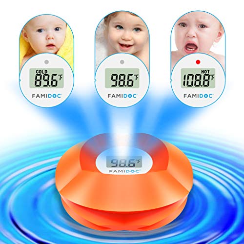 Famidoc Baby Bath Thermometer Floating Toy Bath Tub Thermometers