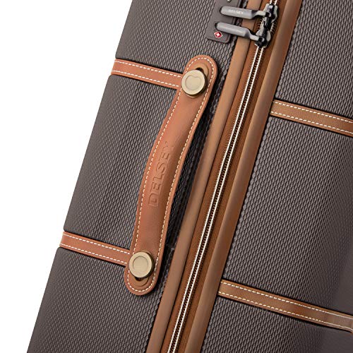 DELSEY Paris Chatelet Air Hardside Luggage, Spinner Wheels, Chocolate