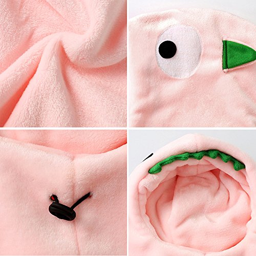 image for A.B Crew Cute Dinosaur Kids Warm Winter Hat Two Layers Flannel Coif Ea