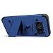 ZIZO Bolt Series for Samsung Galaxy S8 Plus Case Military Grade Drop Tested with Tempered Glass Screen Protector Holster Blue Black