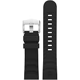 Luminox Men's Dark Grey 24mm Carbon SEAL Series Rubber Watch Band
