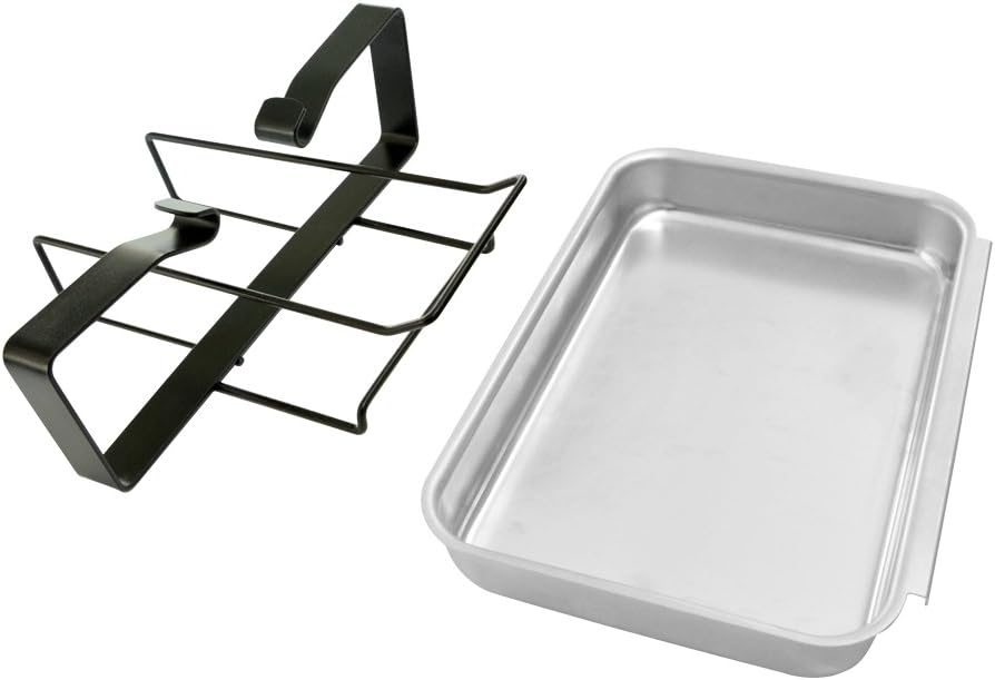 onlyfire Aluminum Catch Pan and Holder/Grease Collection Pan Drip Pan for Weber Gas Grill - Image 4