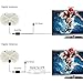 TV Antenna - Wsky 50 Miles 1080P Transparent Digital TV Antenna - Best HDTV Antenna Indoor - Super Fun and Free for Life!