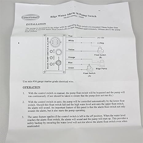 12v Bilge Pump Wiring Diagram - Wiring Diagram Schemas