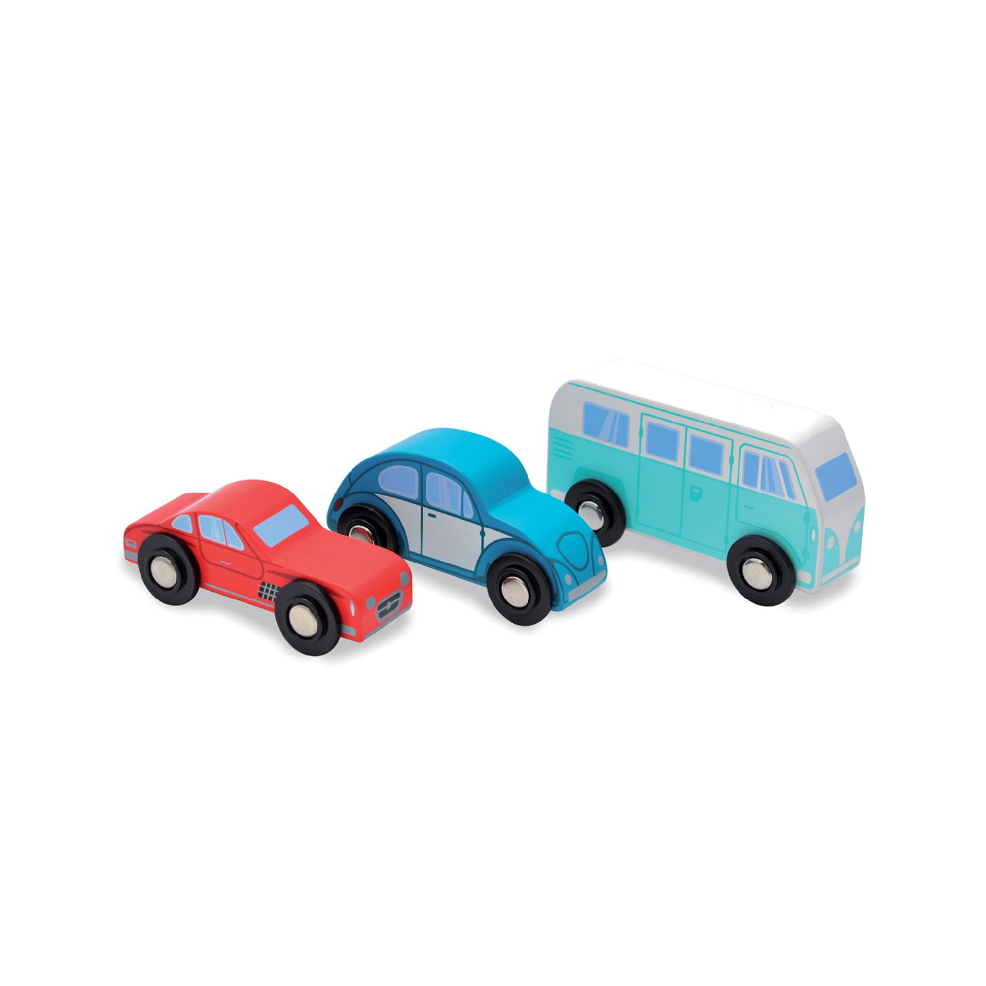 Papo - Set Of 3 Small Cars Toy for Kids - Ages 3+ - Accessories Collection - Creative Play Urban Adventure - Gift Idea Toy for Girls and Boys