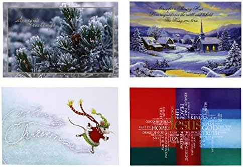 Christian Collection Christmas Cards - 24 Each Of 4 Styles - 96 Total Cards